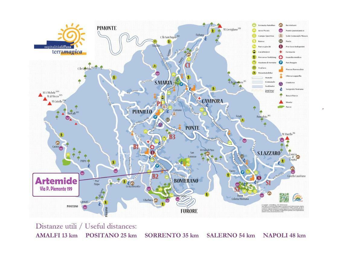 Artemide ospitalità diffusa amalficoastincoming Agerola Extérieur photo